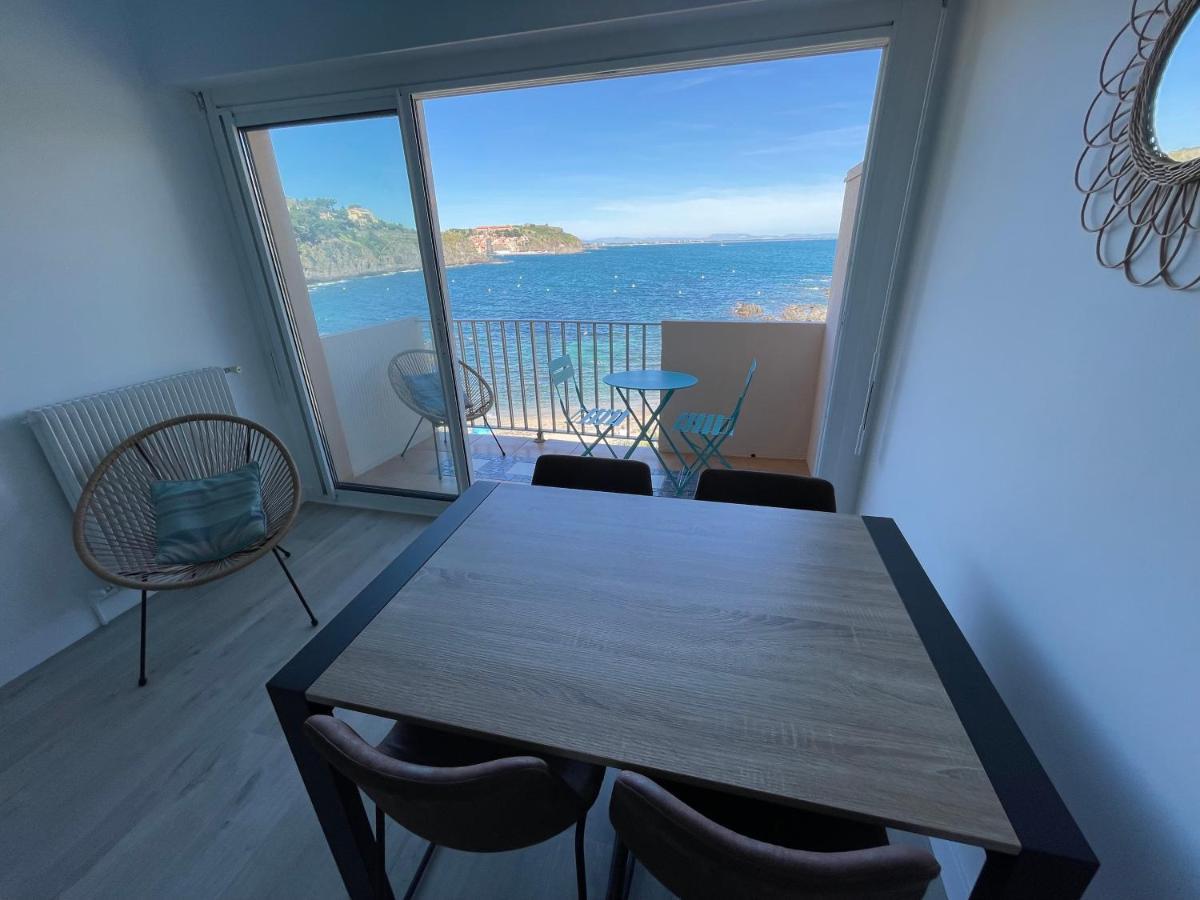 AZUR-Les pieds dans l'eau-Vue sur Mer et Clocher de Collioure en toile de fond - WIFI - PARKING Extérieur photo